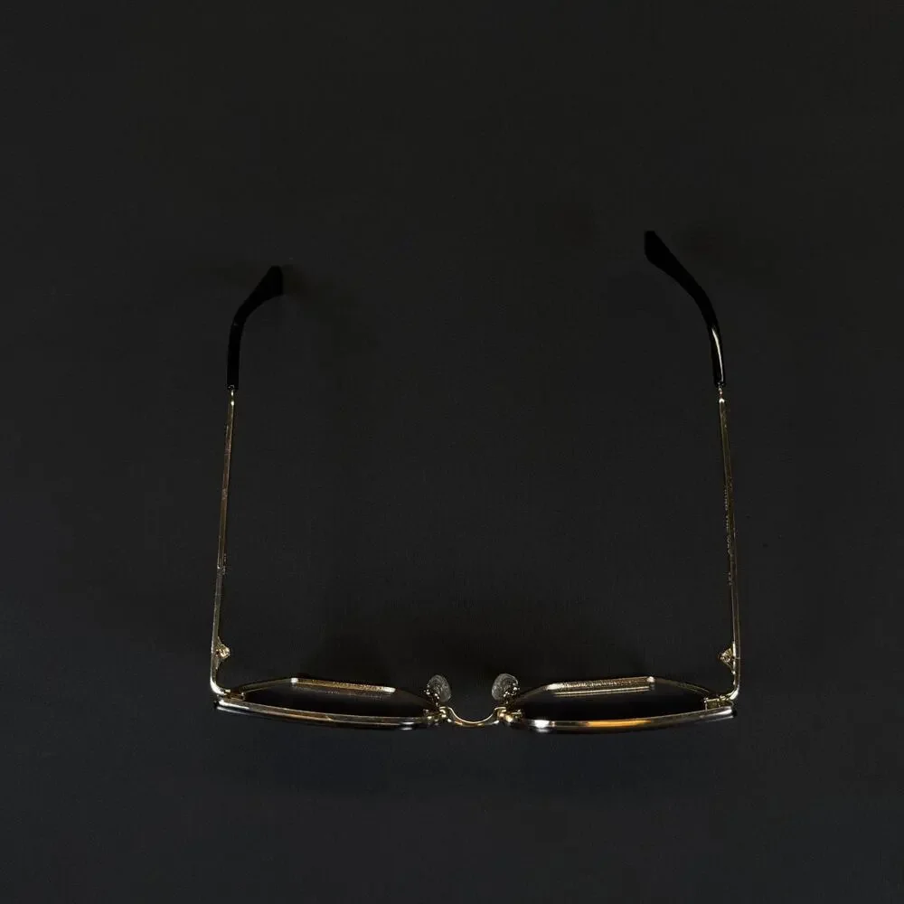 Quay Australia Around The Way 125 Gold Rimless Sunglasses Only Frame